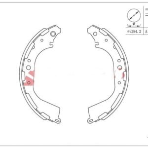 BALATA ARKA D22 4*4 98-06 TERRANO PATHFINDER (KAMPANA) LPR MARKA