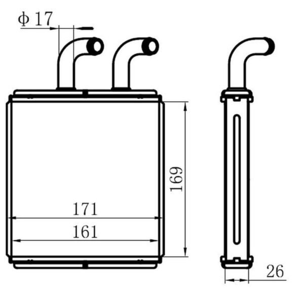 KALORİFER PETEK BONGO 01-04 2,5 2,7