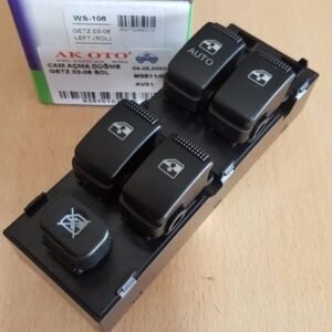 CAM AÇMA DÜĞME GETZ 02-06 MATRIX 04-12 ÖN SOL DÖRTLÜ