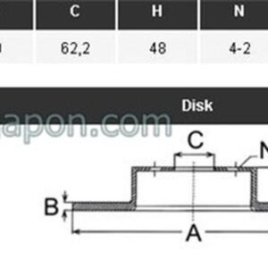 FREN DİSKİ ÖN GETZ 1,5 CRDI 256MM