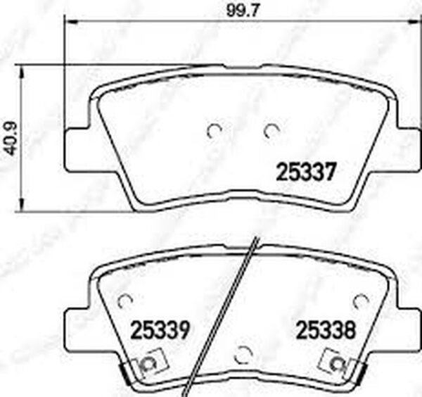 BALATA ARKA ACCENT BLUE I20 I30 I40 12- ELANTRA SONATA BAYON RIO CEED KORANDO