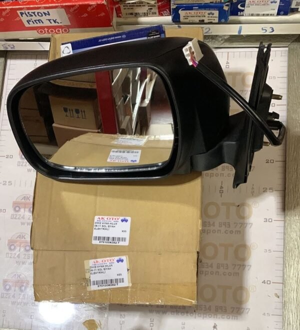 DİKİZ AYNA HILUX 06-11 ELEKTRİKLİ SOL SİYAH