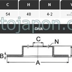 FREN DİSKİ ÖN COROLLA 1,3 1,6 AE92
