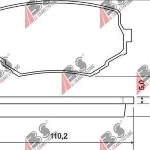 BALATA ÖN VITARA GRAND 98-05 ŞİMLİ