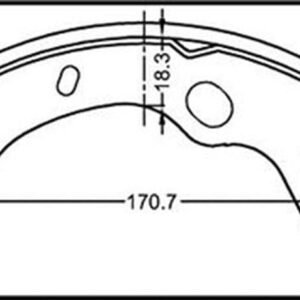 BALATA ARKA 323 98-04 SUNNY 90-95 (KAMPANA) = 4406041A25
