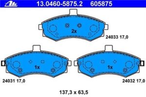 BALATA ÖN ELANTRA 01-04 MATRIX GETZ DİZEL