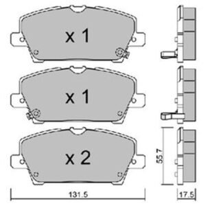 BALATA ÖN CIVIC 06-11 1,8 HB CIVIC 12- SEDAN