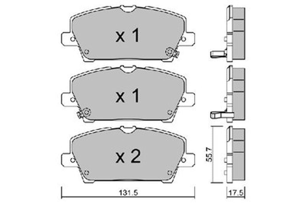 BALATA ÖN CIVIC 06-11 1,8 HB CIVIC 12- SEDAN
