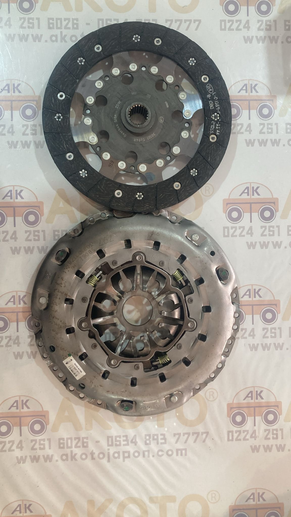 DEBRİYAJ SET QASHQAI 1,5 1,6 DCI BİLYASIZ